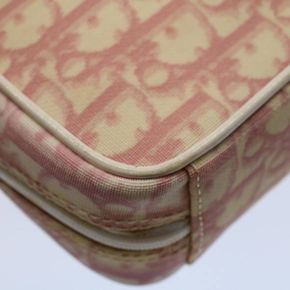 Christian Dior Trotter Canvas Pouch Pink Auth yk8940 - Picture 15 of 16